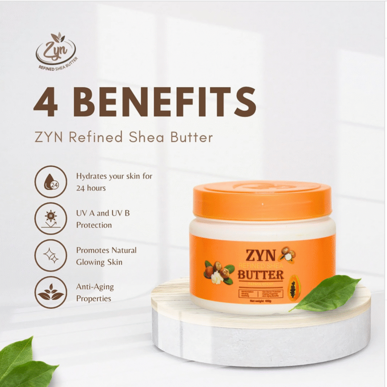 4 Benefits of ZYN Refined Shea Butter | Natural Glow & 24-Hour Hydration